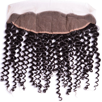 Virgin Mongolian Remy Curly Lace Frontal