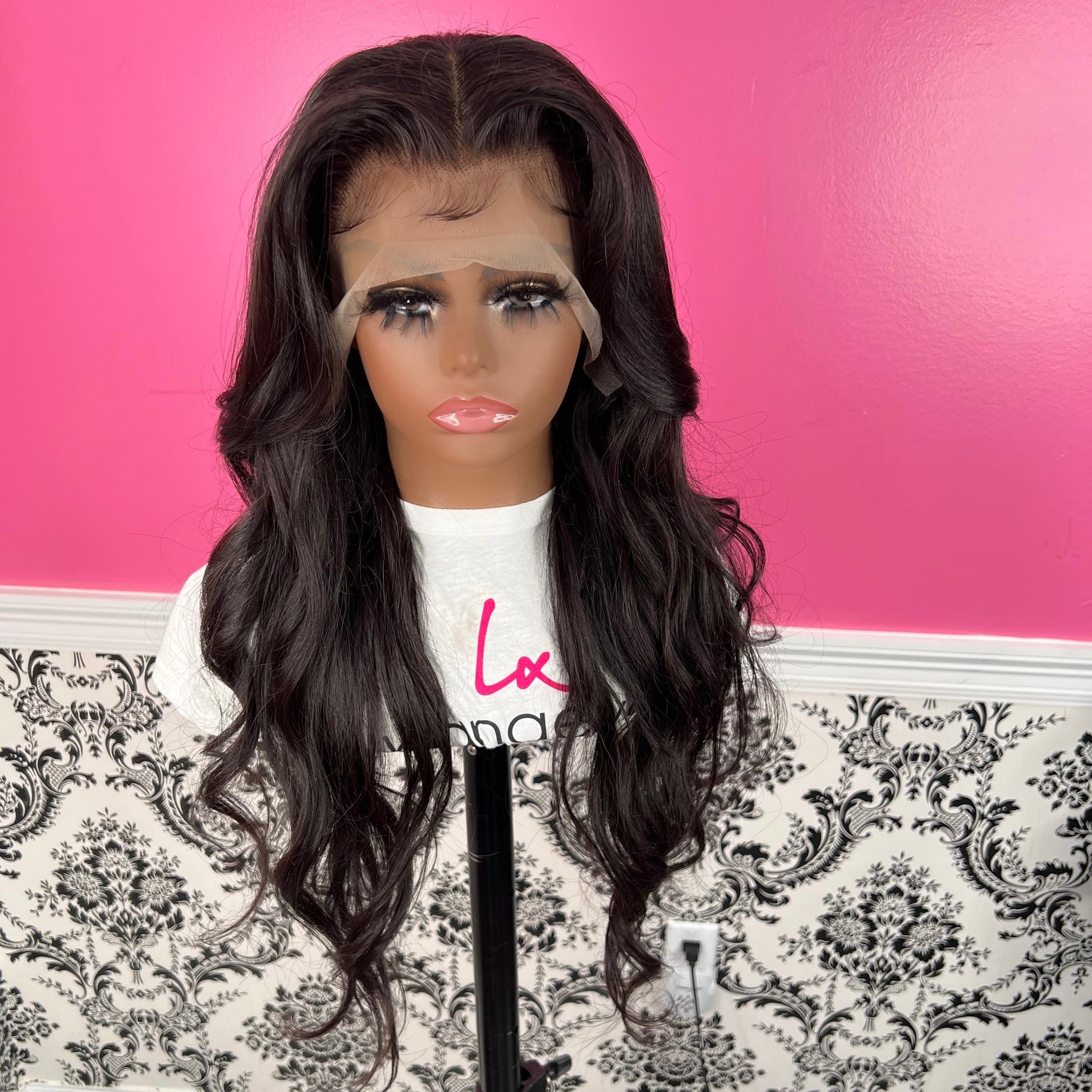 26" Bianka Custom Virgin Brazilian HD Lace Front Wig - Lace Xclusive Virgin Hair