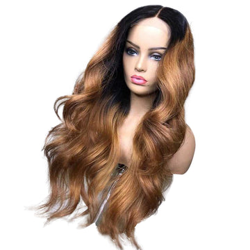 Chestnut Virgin Brazilian Straight Custom Lace Front Wig