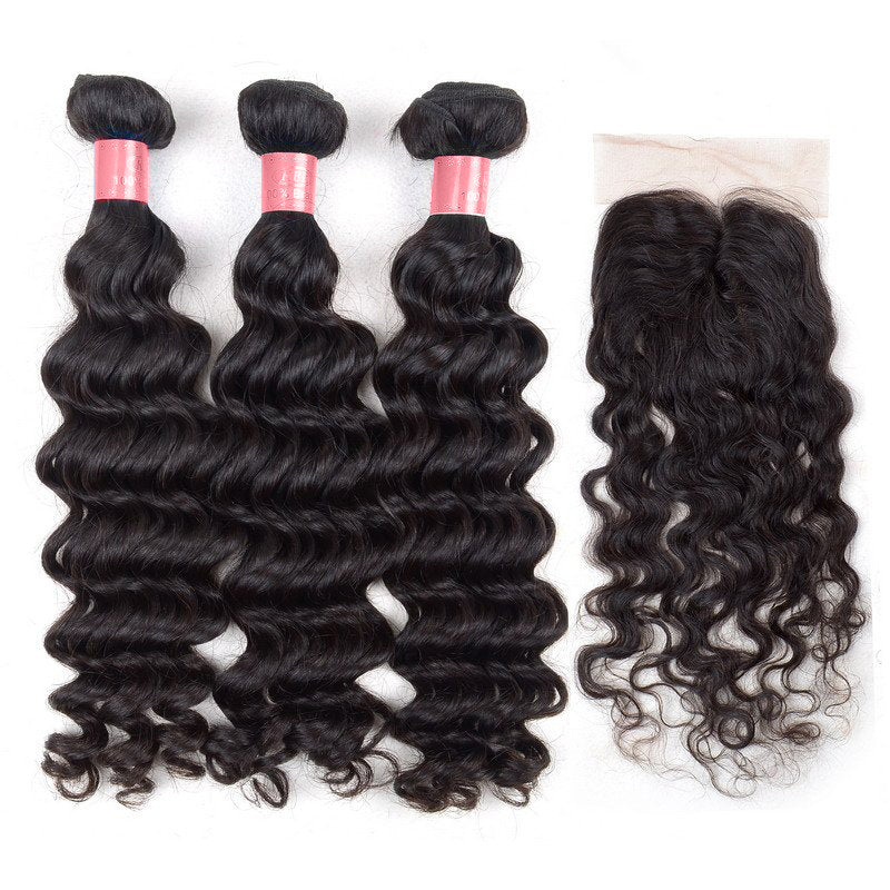 Triple Threat Virgin Indian Remy Curly (3 Bundles) | Lace  display picture 1