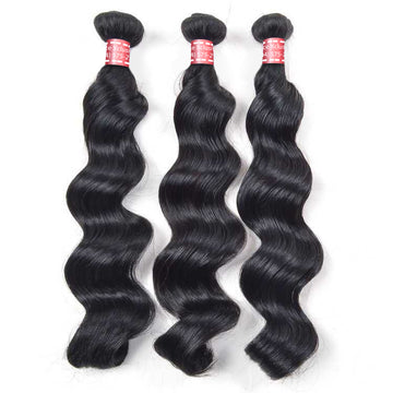 Triple Threat Virgin Indian Natural Wave Hair (3 Bundles)