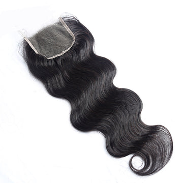 Virgin Brazilian Remy Natural Wave 4” x 4” HD Transparent Lace Closure