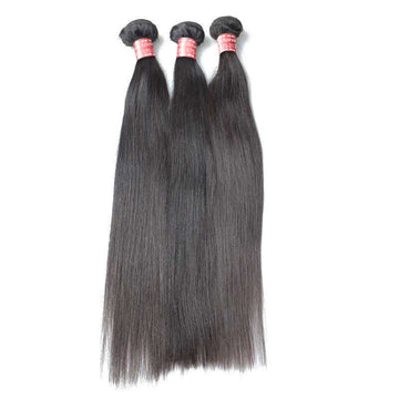 Triple Threat Virgin Peruvian Remy Straight Hair (3 Bundles)