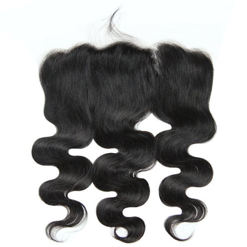 Virgin Brazilian Remy Natural Wave 13” x 4” HD Lace Frontal