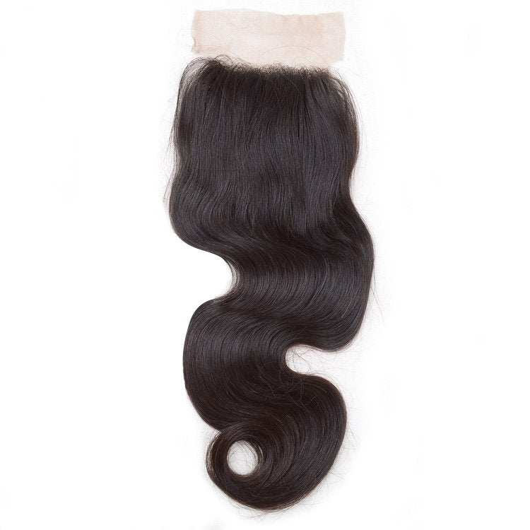 Virgin Indian Remy Natural Wave 4” x 4” Lace Closure