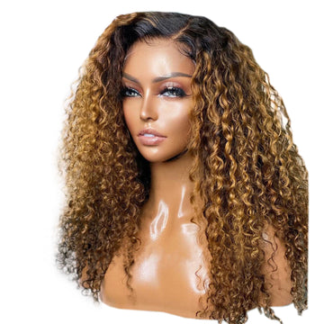 Erika Virgin Brazilian Curly Custom Lace Front Wig