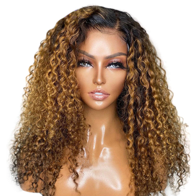 Erika Virgin Brazilian Curly Custom Lace Front Wig