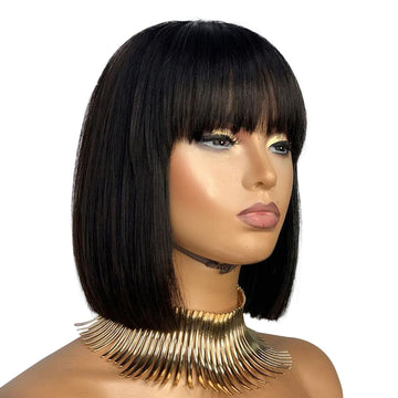 Ming Virgin Brazilian Natural Straight Custom Lace Front Wig