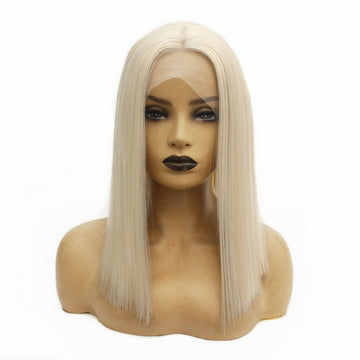 Diamond Virgin Malaysian Straight Custom Lace Front Wig