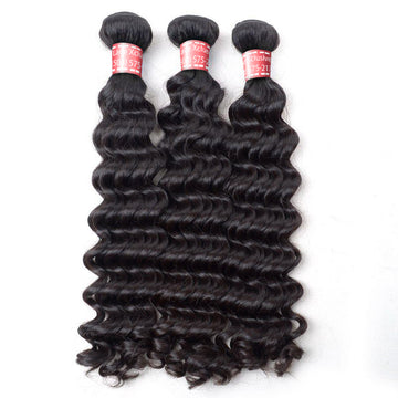 Triple Threat Virgin Indian Remy Curly Hair (3 Bundles)
