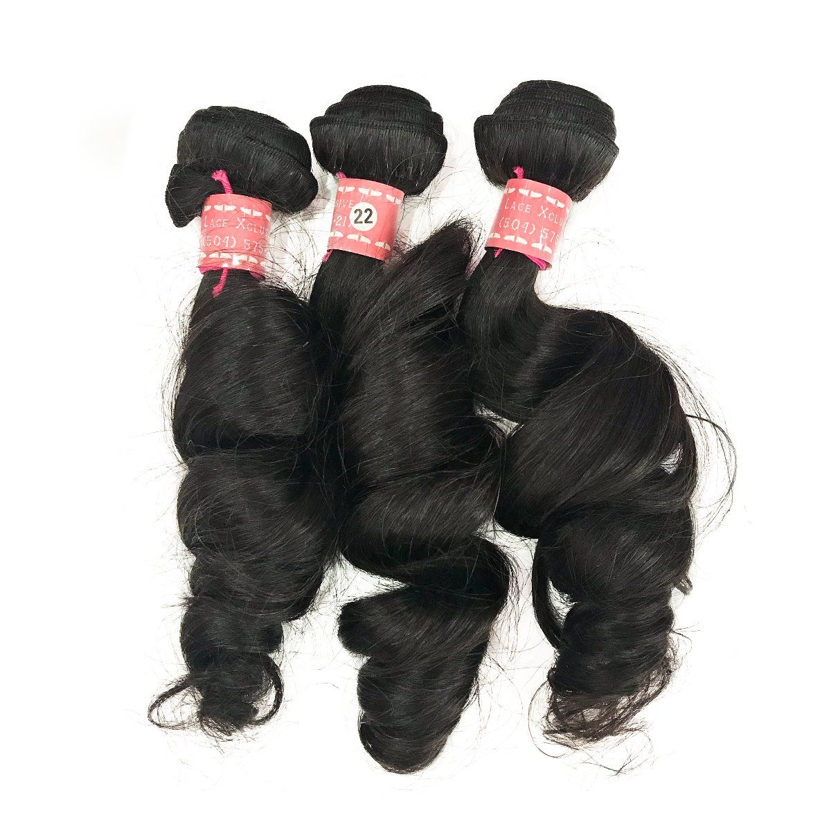 Triple Threat Virgin Peruvian Remy Natural Wave Hair (3 Bundles) - Lace Xclusive Virgin Hair