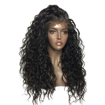 Virgin Indian Curly Lace Front Wig